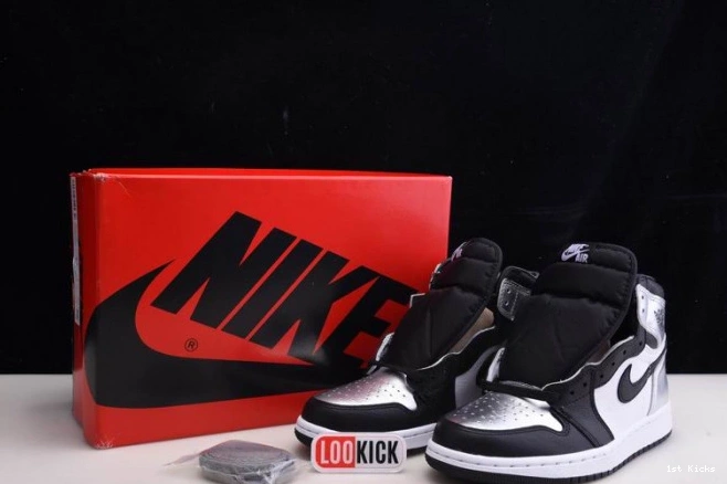 1st Kicks SILVER TOE 1 AIR CD0461-001 WMNS OG JORDAN HIGH 0718